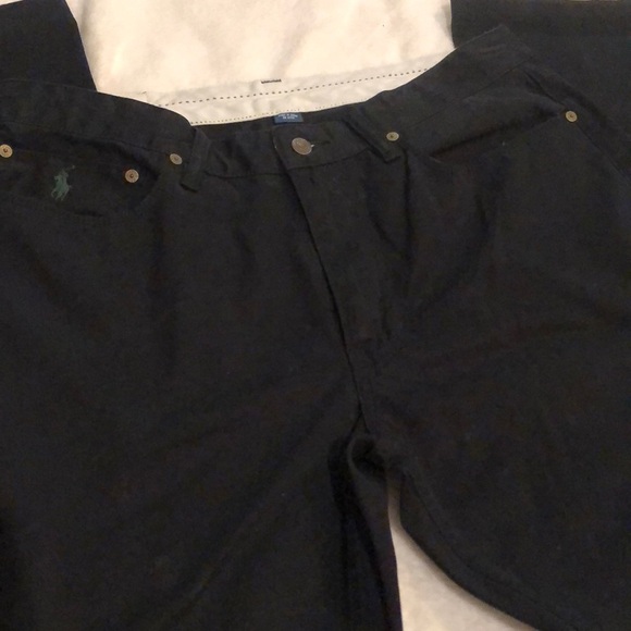 Polo black pants 36x32